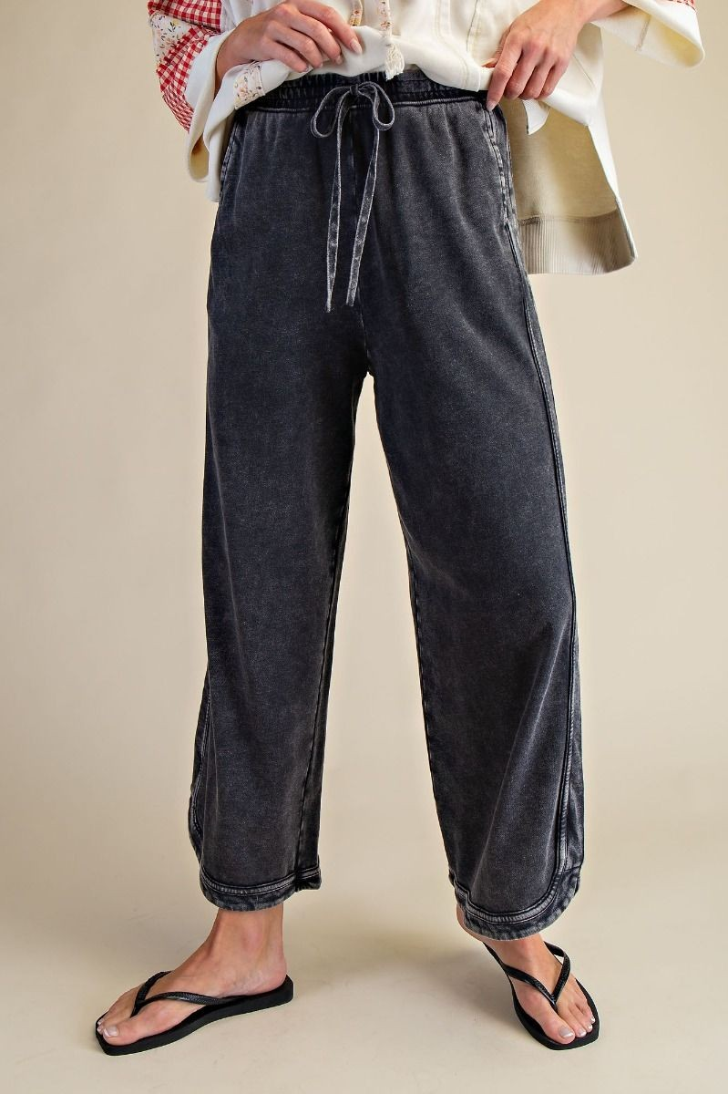 Ash Mineral Washed Pants | Easel