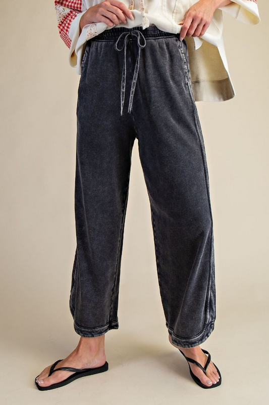 Ash Mineral Washed Pants | Easel