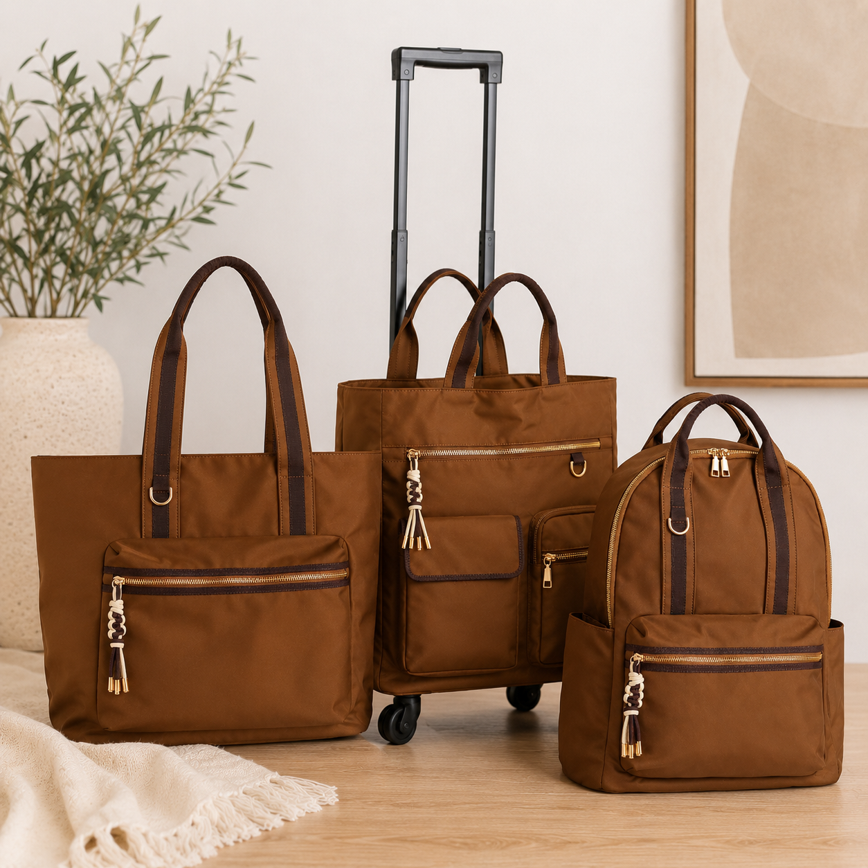 Jet Tote | Mocha