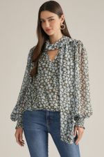 The Enchanted Elegance Tie-Neck Blouse ✨
