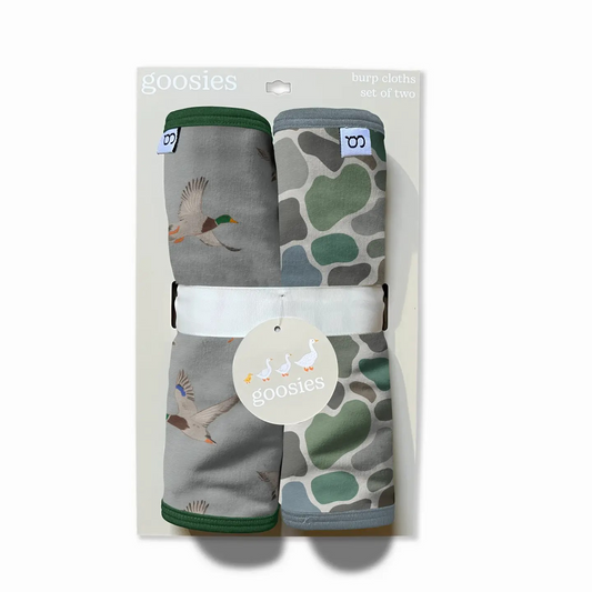 Mallard and Camo Burp Cloth Set