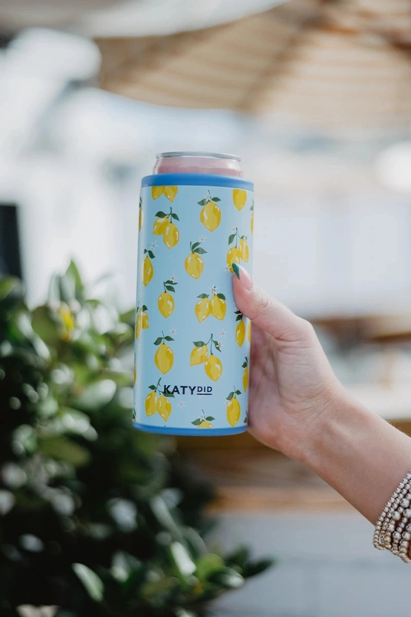 Zesty Lemons Slim Can Coolie | Katydid