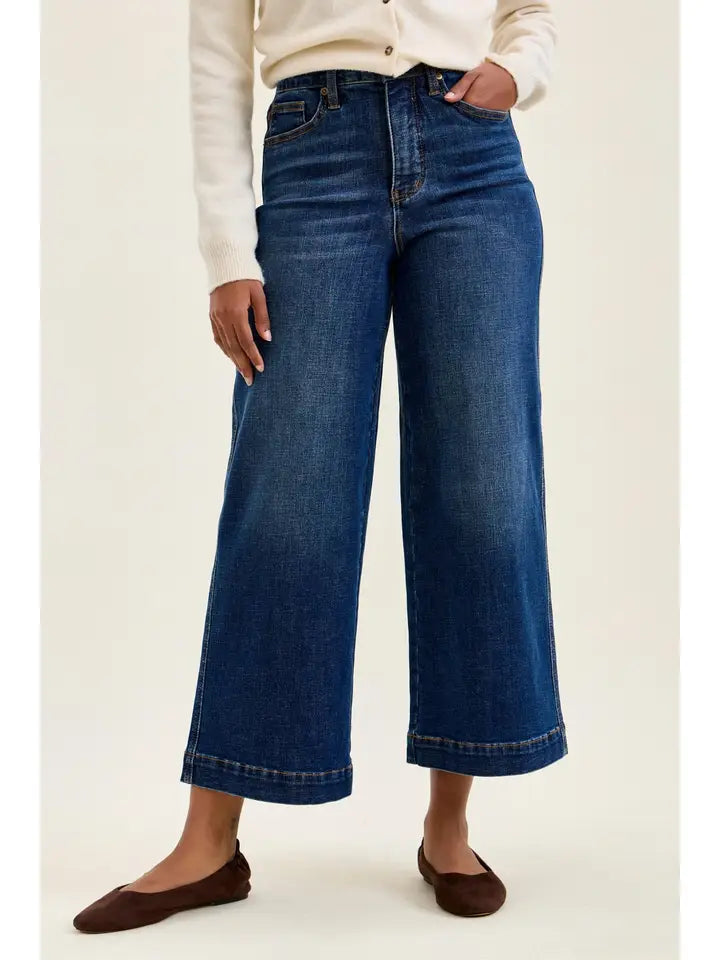 Claudia Ankle Wide Jean | Judy Blue