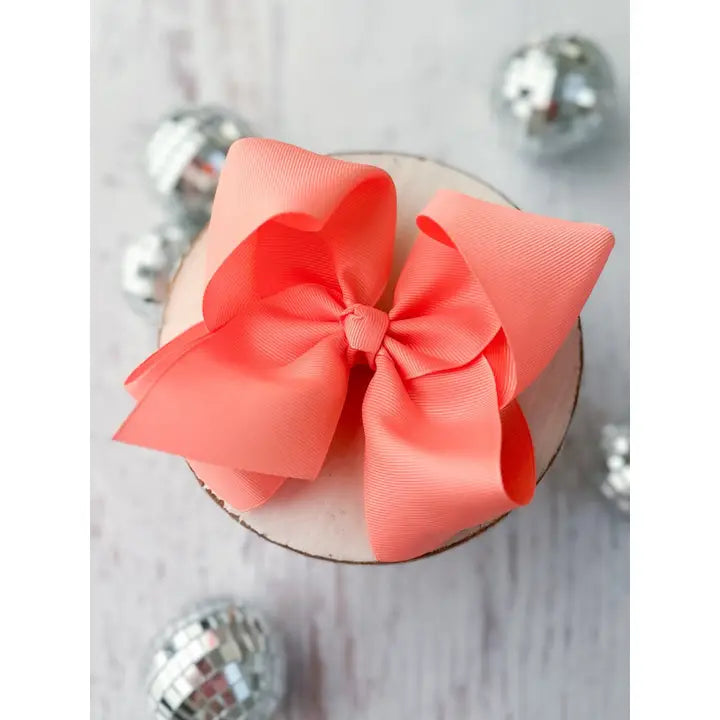 Large Hair Bow | 5.5 Inch Alligator Clip