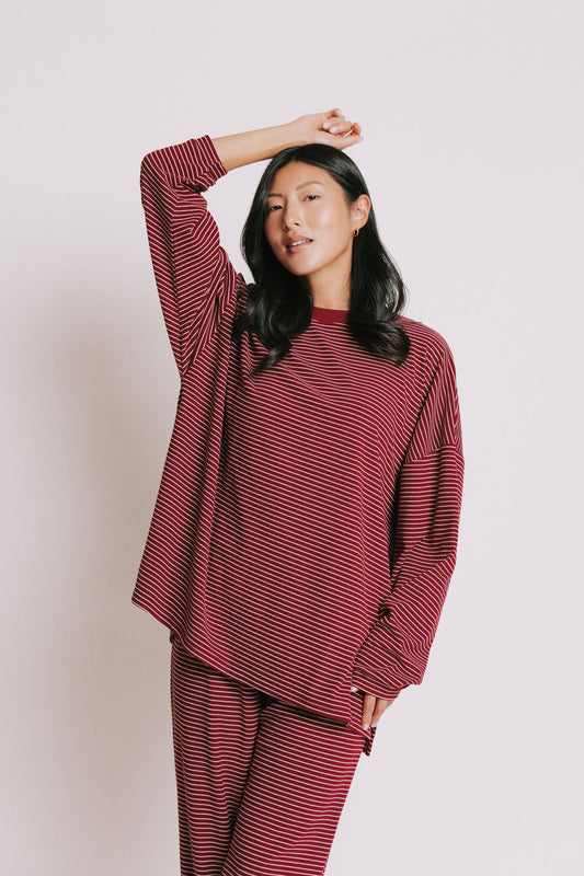 Cozy In Crimson Top