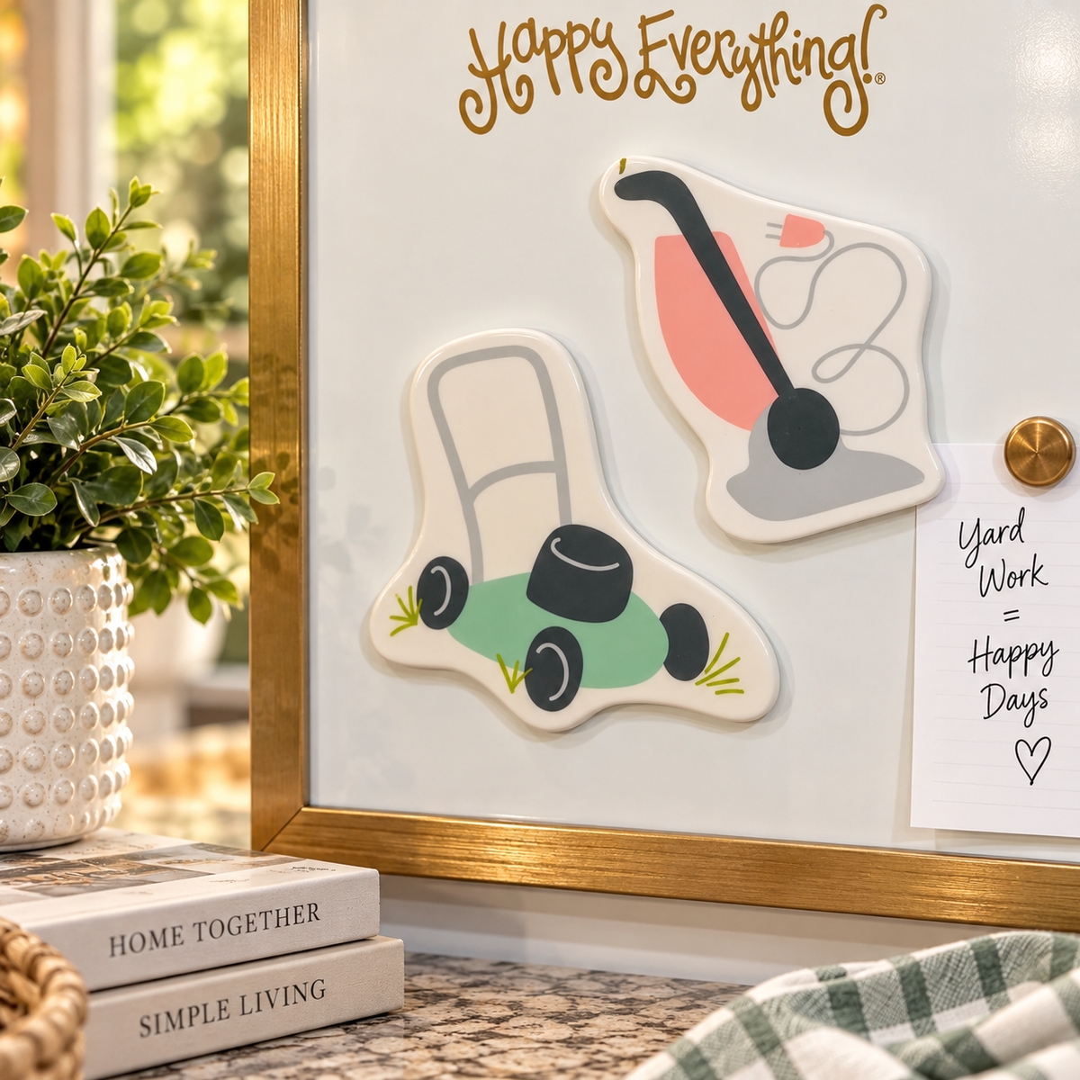 Happy Everything Calendar Magnets | Lawn & Housework