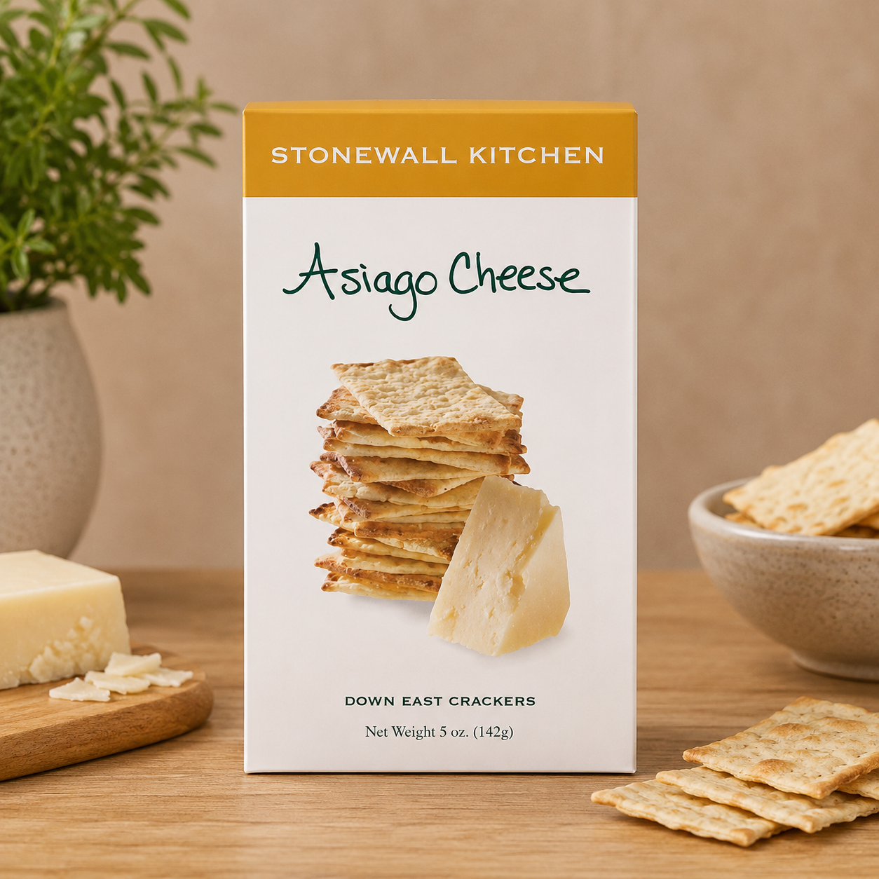 Asiago Cheese Crackers | Stonewall