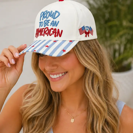 Proud To Be An American Hat
