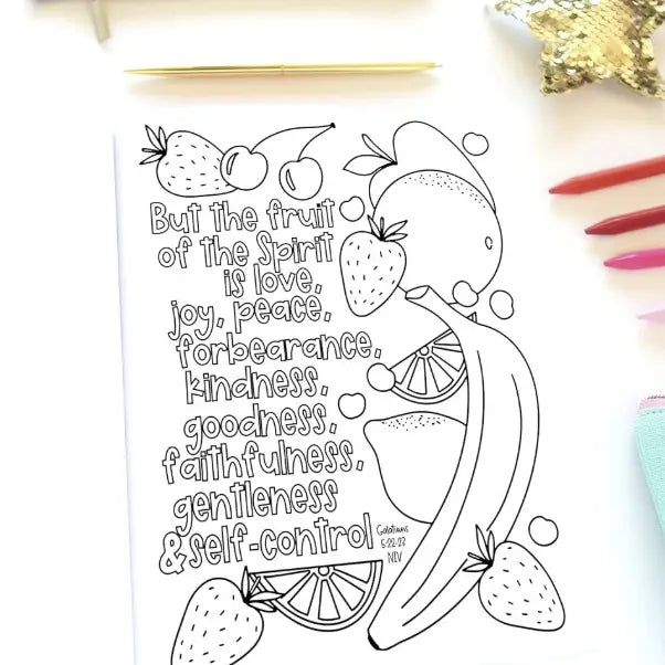 The Bible Coloring Book | For Girls