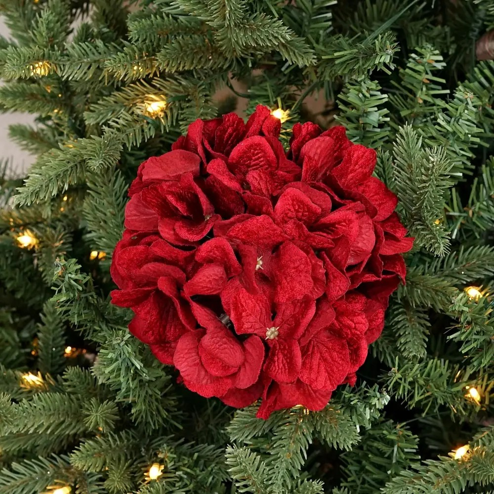 Hydrangea Head-Red