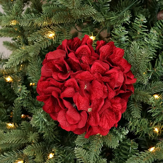 Hydrangea Head-Red