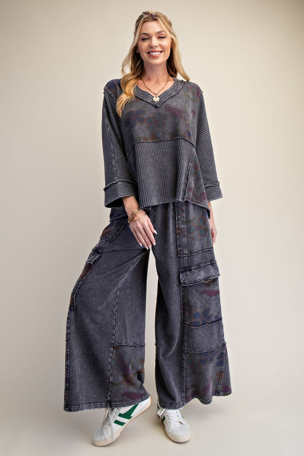 Vintage Patchwork Lounge Shirt & Pants