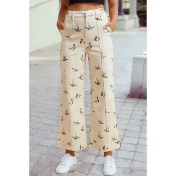 Mallard Wide Leg Denim Pants