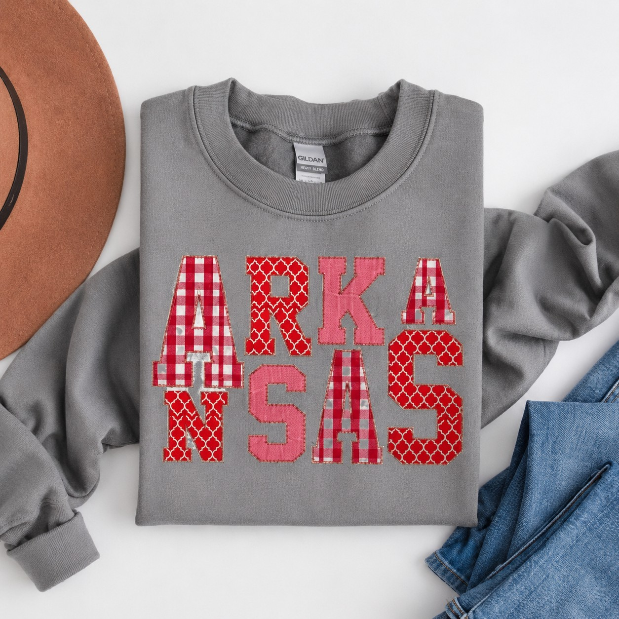 Arkansas Applique Sweatshirt