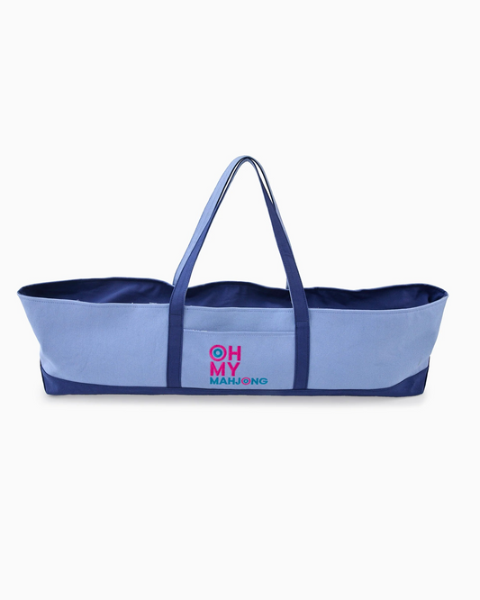 Blue Mat Mahjong Storage Bag