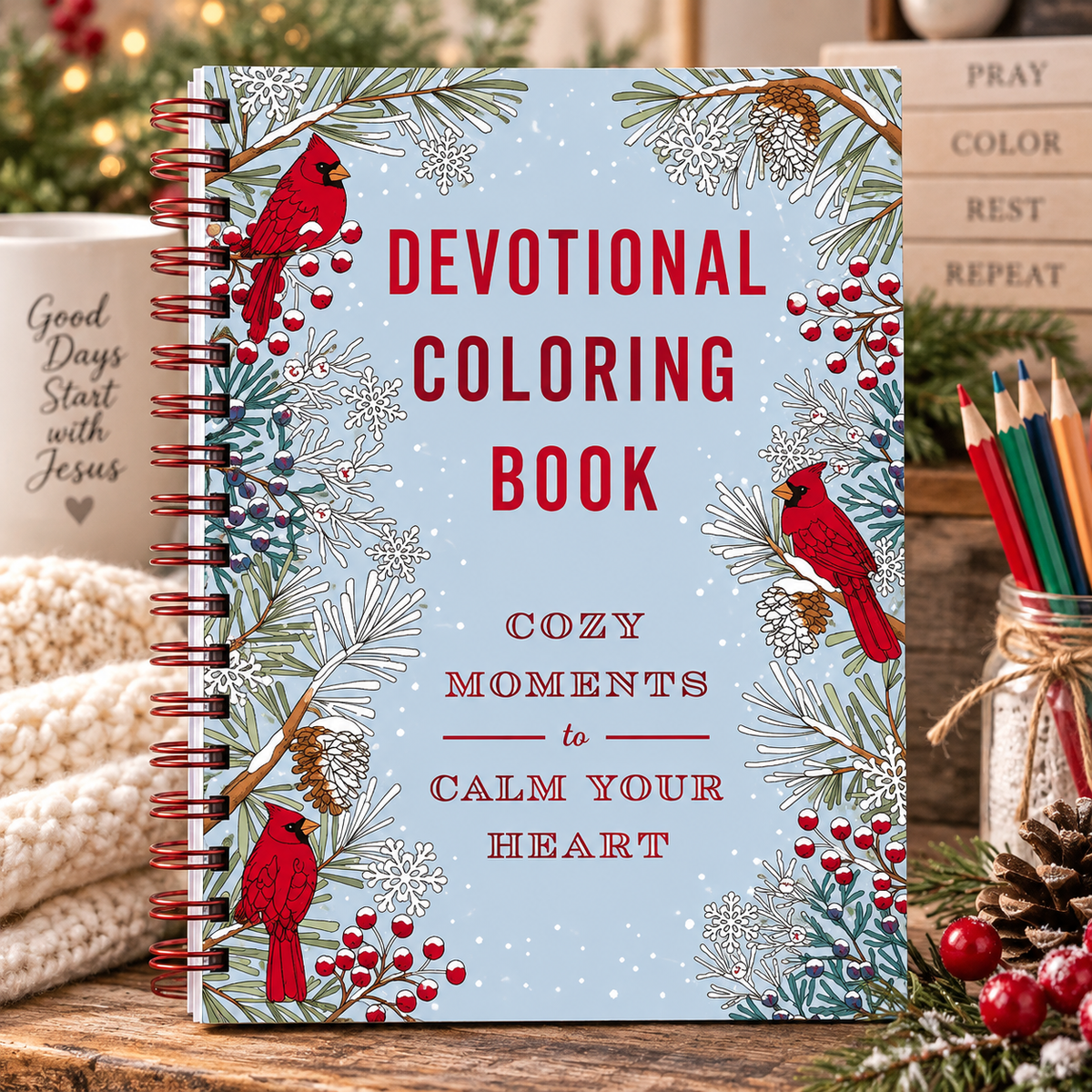 Cozy Moments | Devotional Coloring Book