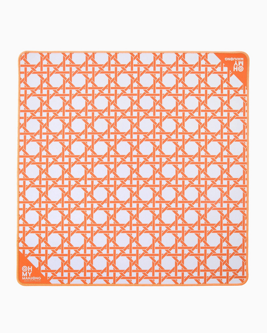 Mini Orange Cane Mat | Oh My Mahjong