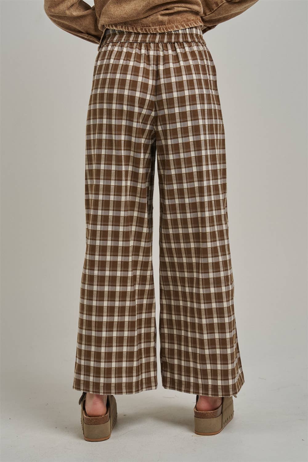 Plaid Checkered Boho  Pants