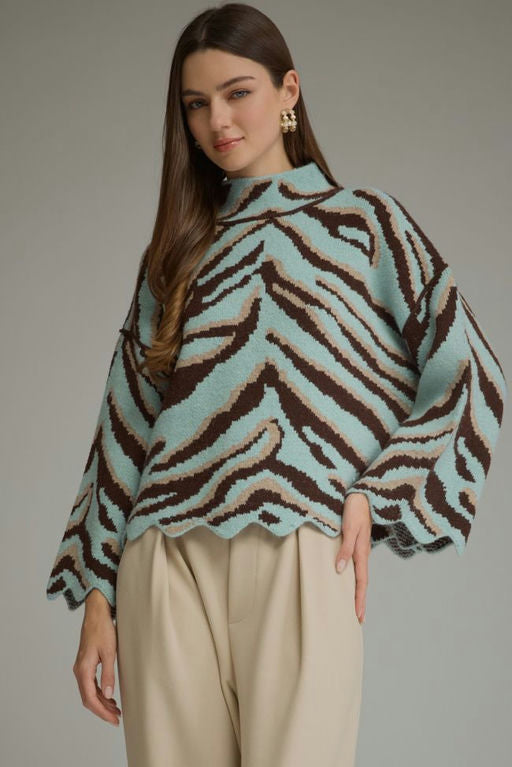 Classy Zebra Sweater