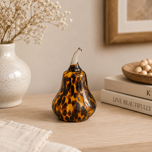 Mud Pie| Small | Tortoise Pear Sitter