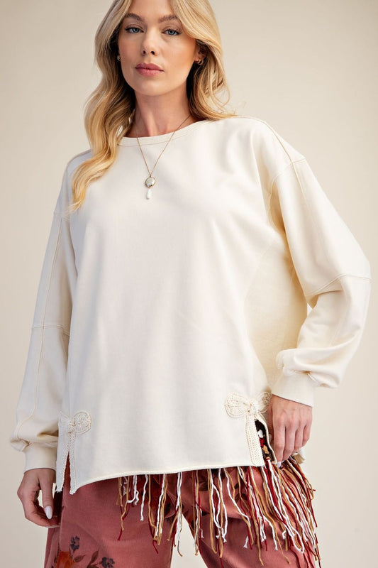Bow + Cozy Top