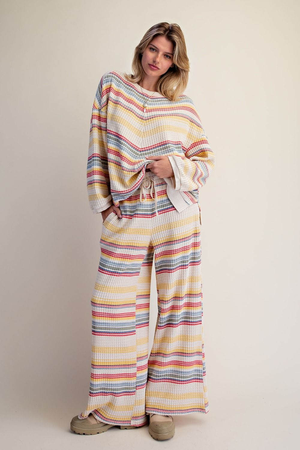Thermal Stripe Bottoms