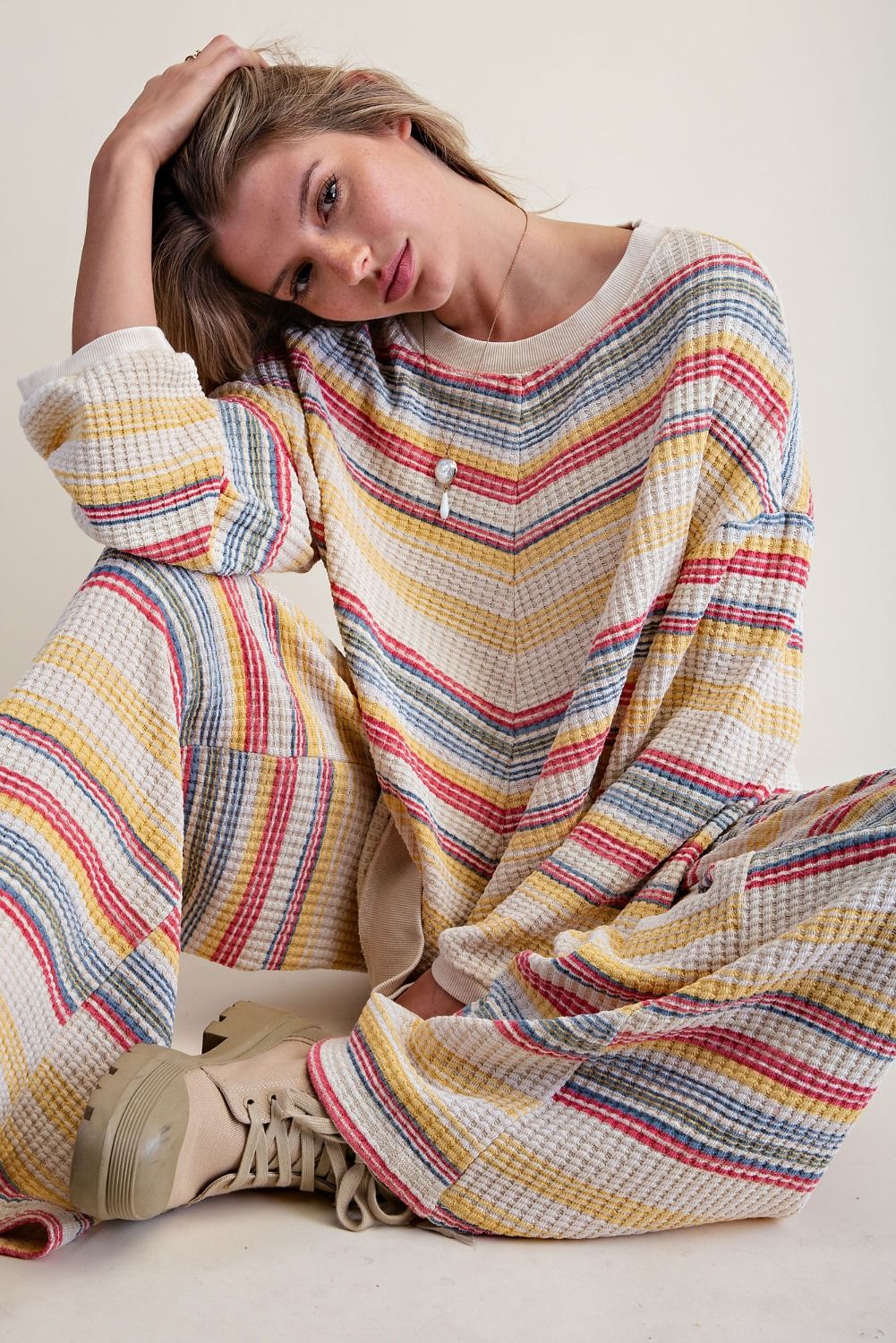 Thermal Stripe Top