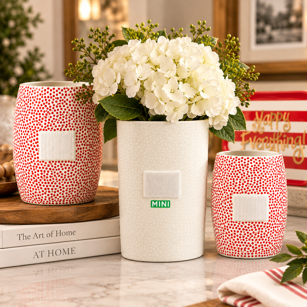Happy Everything! Oval Vases