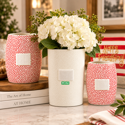 Happy Everything! Oval Vases