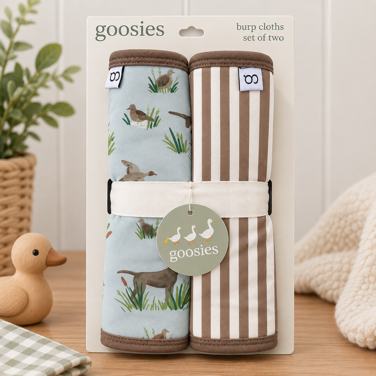 Burp Cloth Set | Goosies