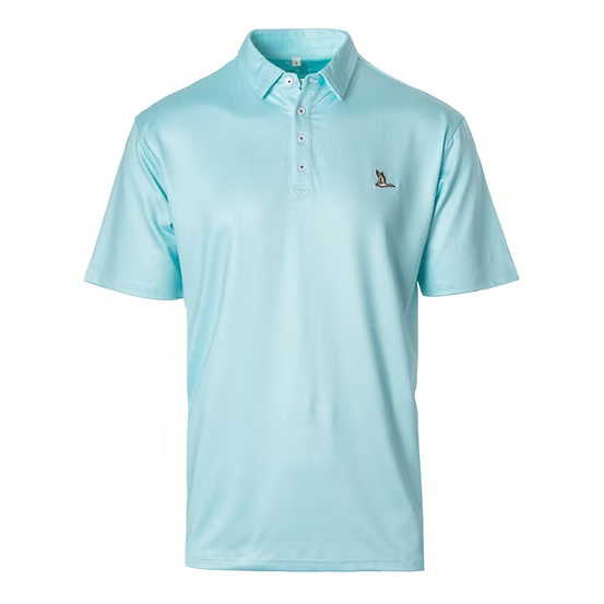 Roost Mallard Polo | Aqua/White
