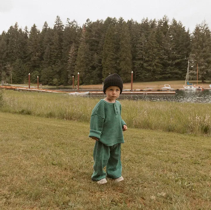 Micky Set | Green Stripe