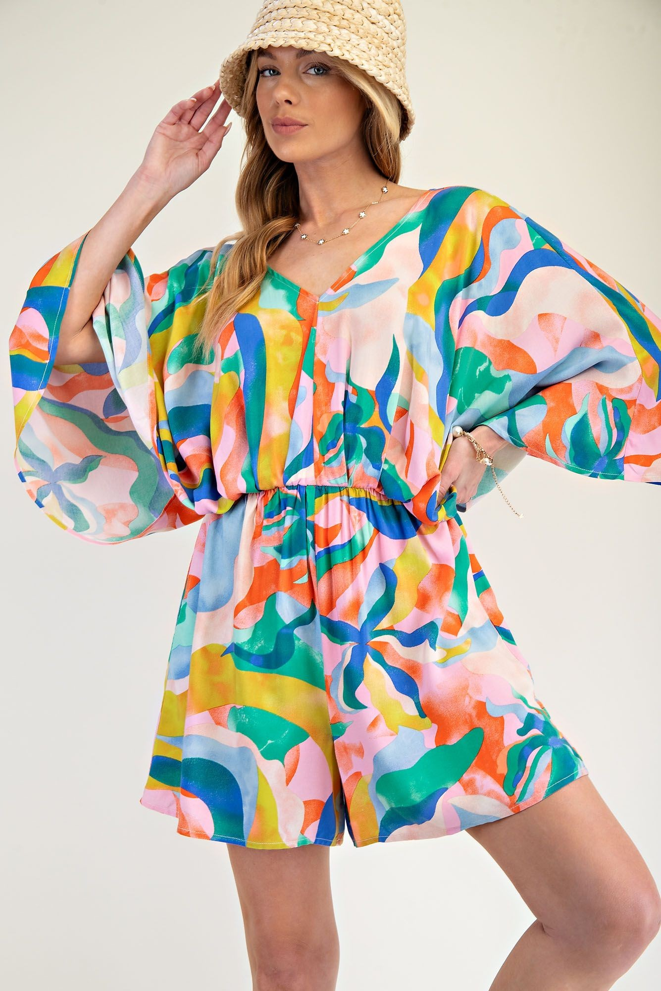 Palm Paradise Romper