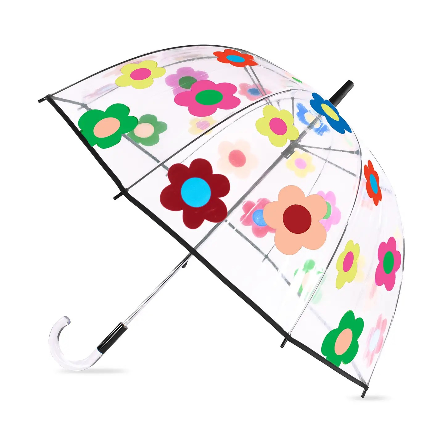 Gingham Garden Clear Umbrella | Kate Spade