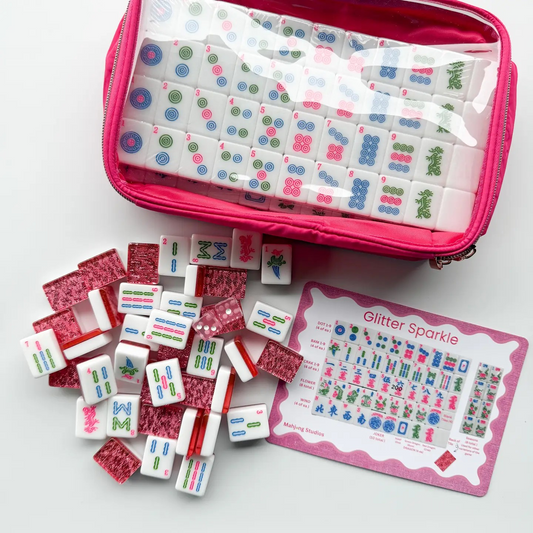 Glitter Sparkle Mahjong Tiles