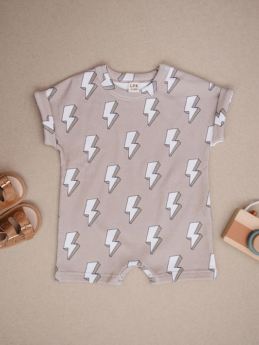 Electric Cotton Romper | Lucky Panda