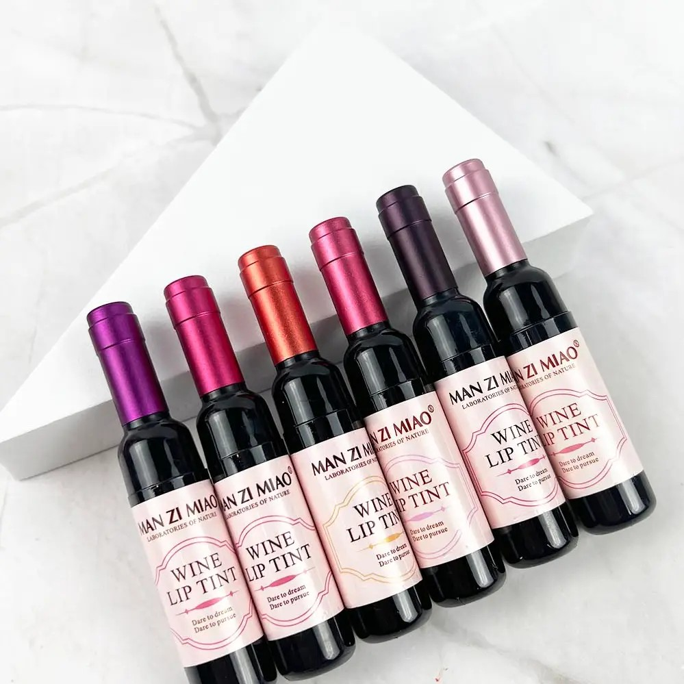 Mini Wine Bottle Long Lasting Waterproof Lip Tint
