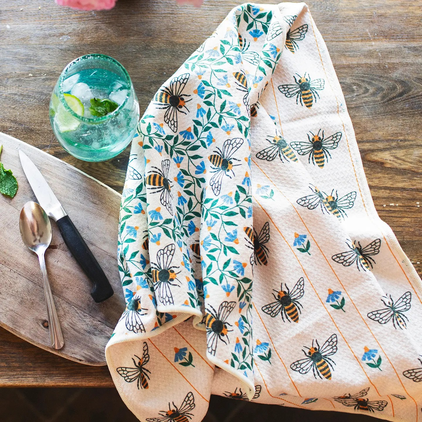Honeybee Tea Towel