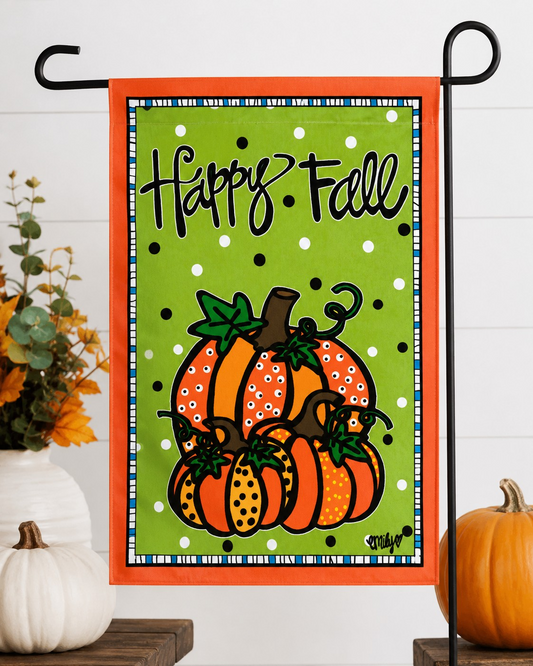 Happy Fall Pumpkin Flag