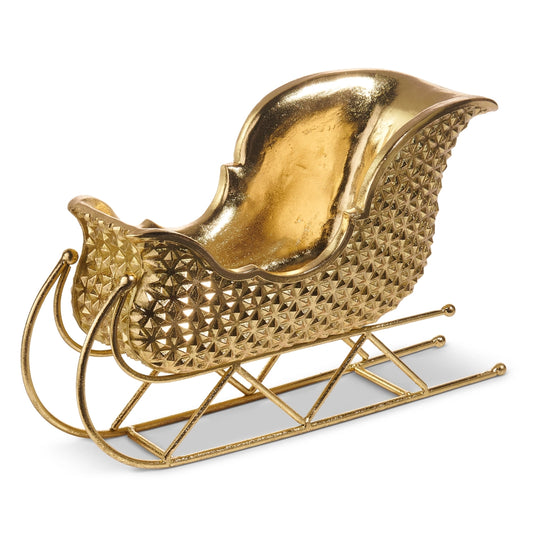 Gold Metallic Sleigh