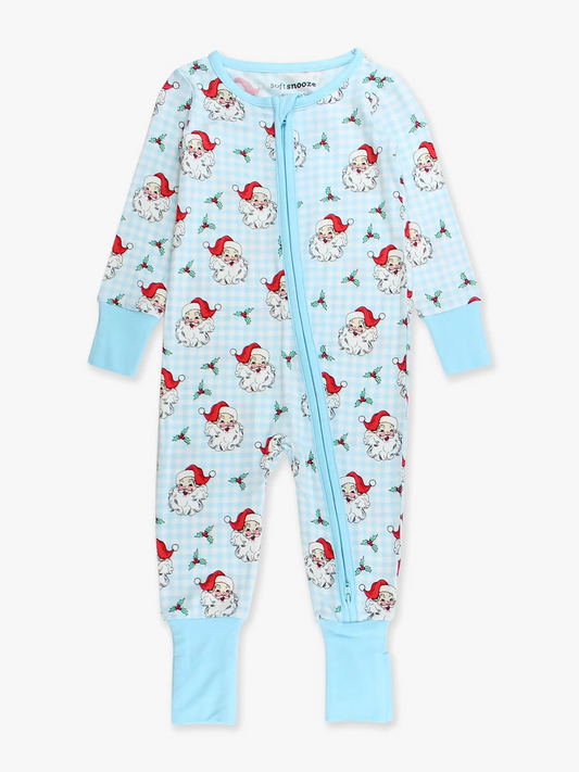 Dear Santa Footed Romper