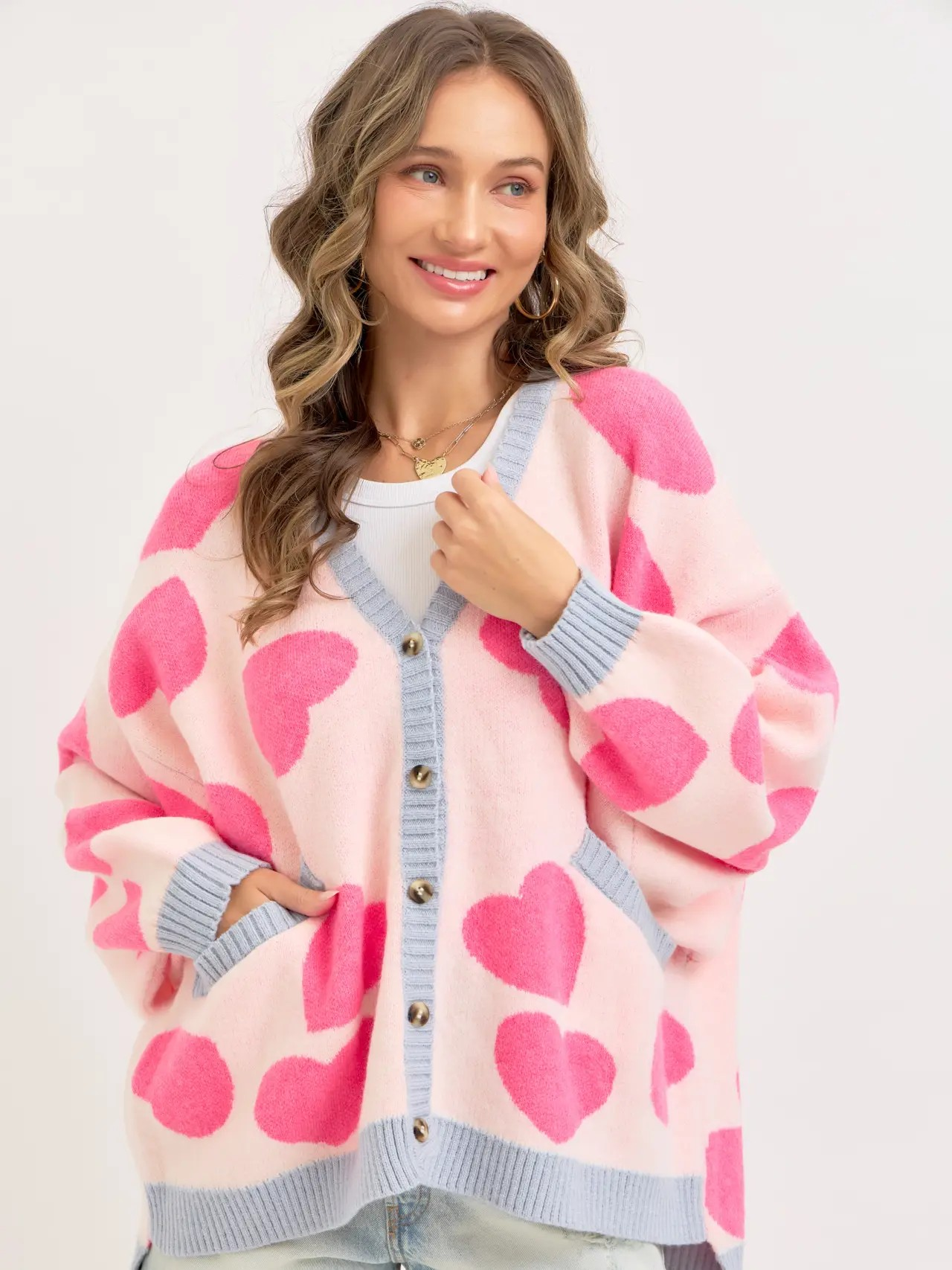 Playful Hearts Cardigan