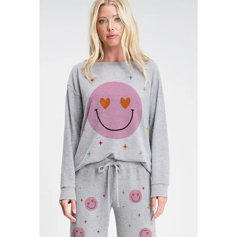 Love Smile Soft Brushed Lounge Set