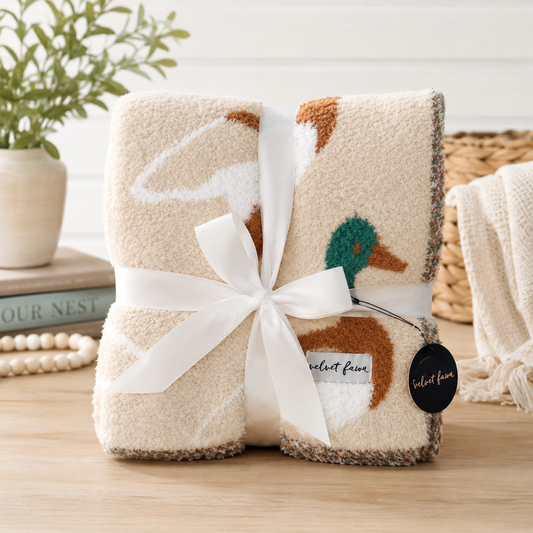 Simple Mallard Adult Throw | Velvet Fawn