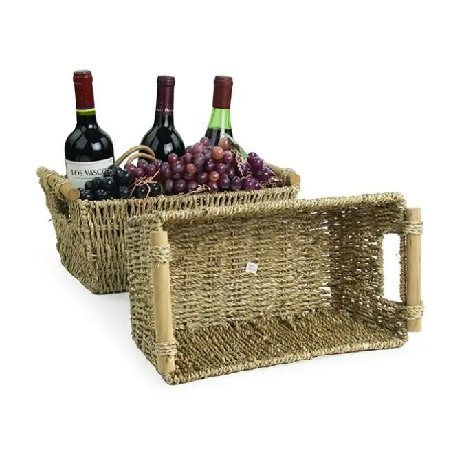 Roped Rectangle Basket