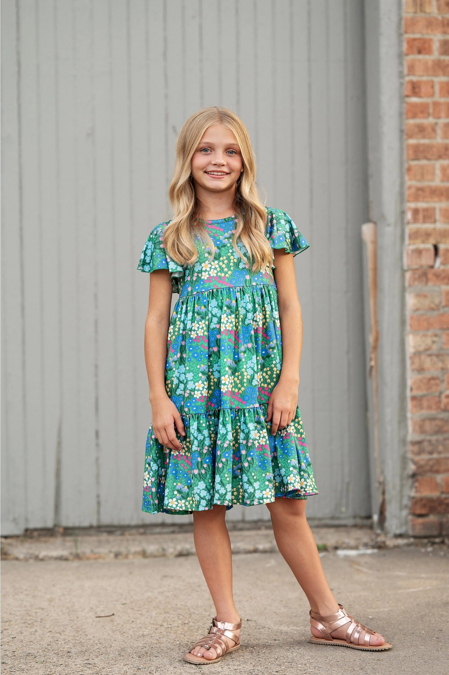 Emerald Meadow Dress
