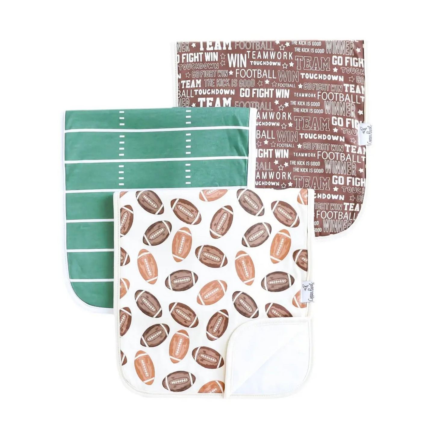 Blitz Premium Burp Cloth | Copper Pearl