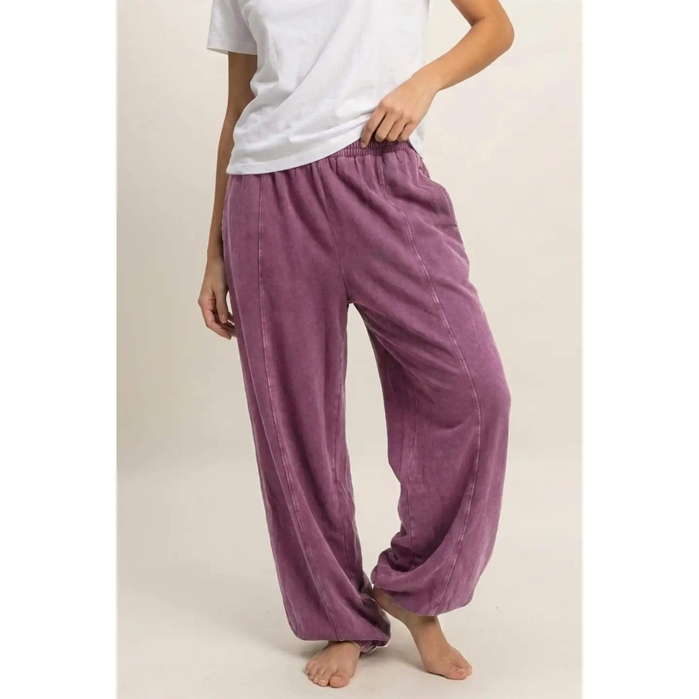The Mulberry Mineral Wash Joggers
