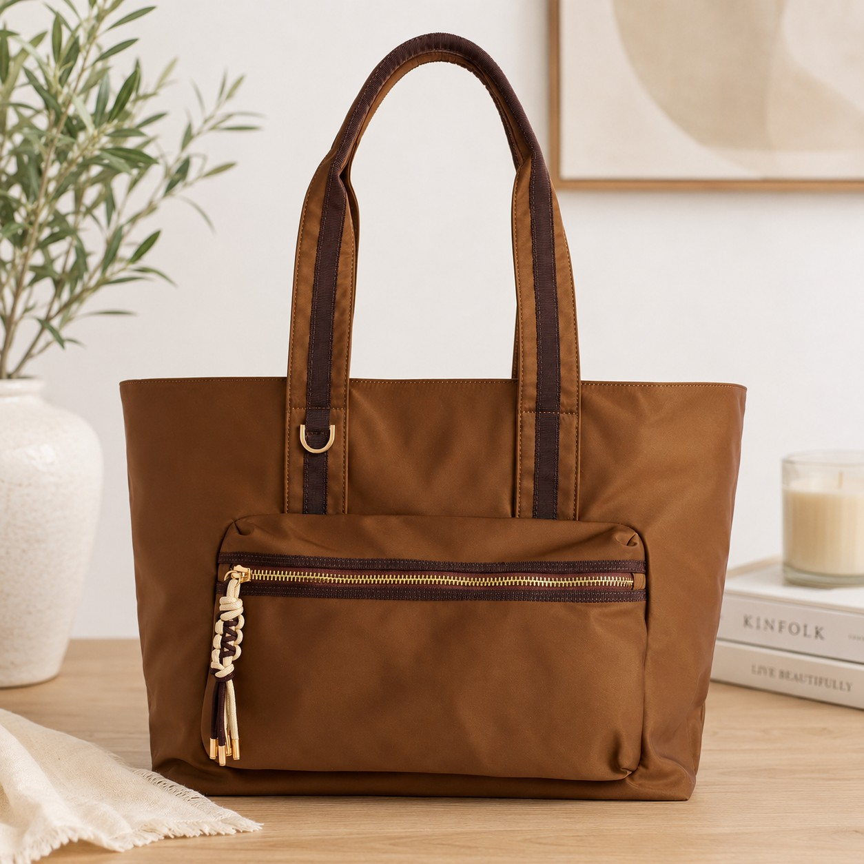 Jet Tote | Mocha