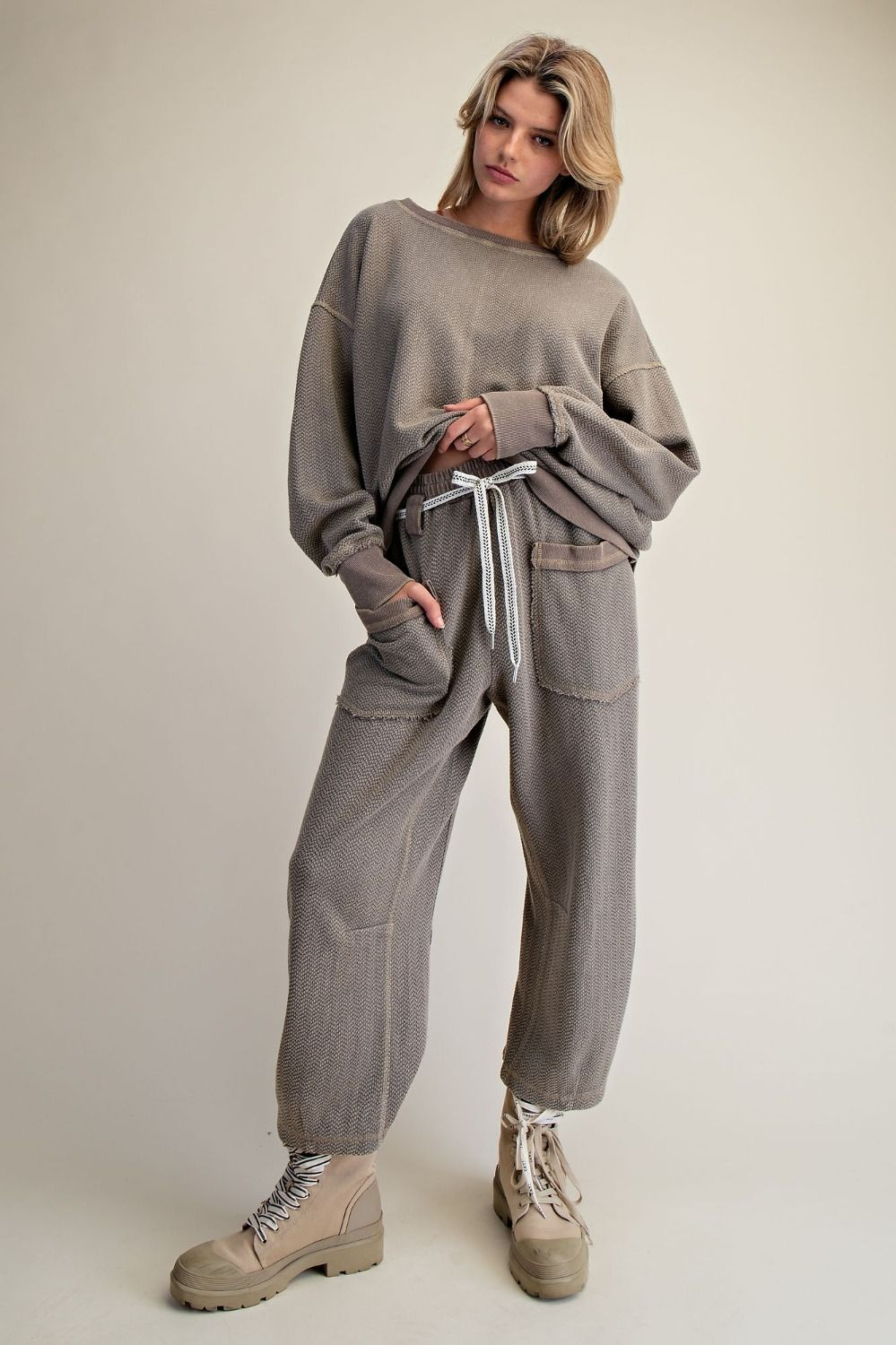 Willow Knit Pants | Ash Olive